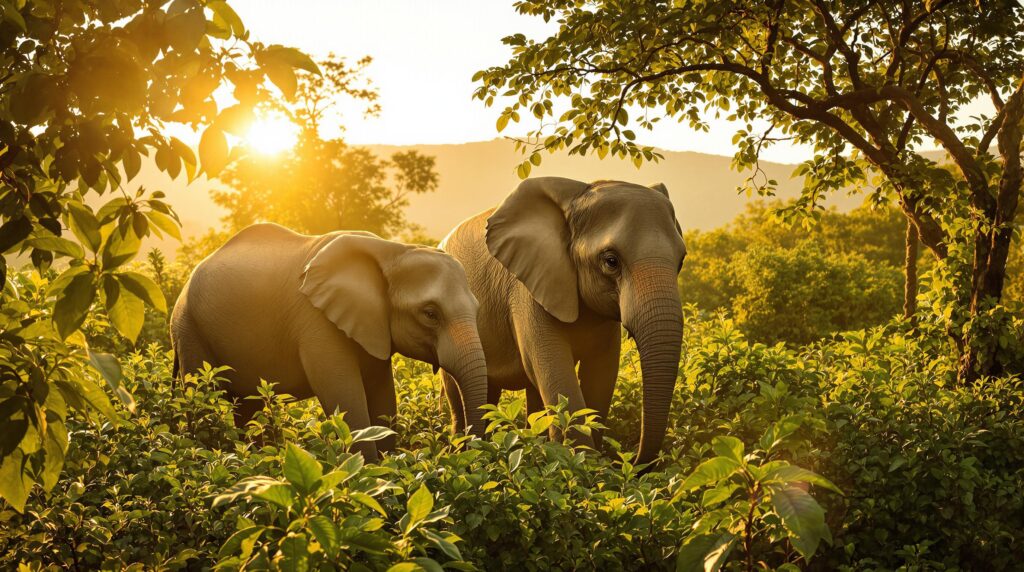 Éléphants et Café Black Ivory
