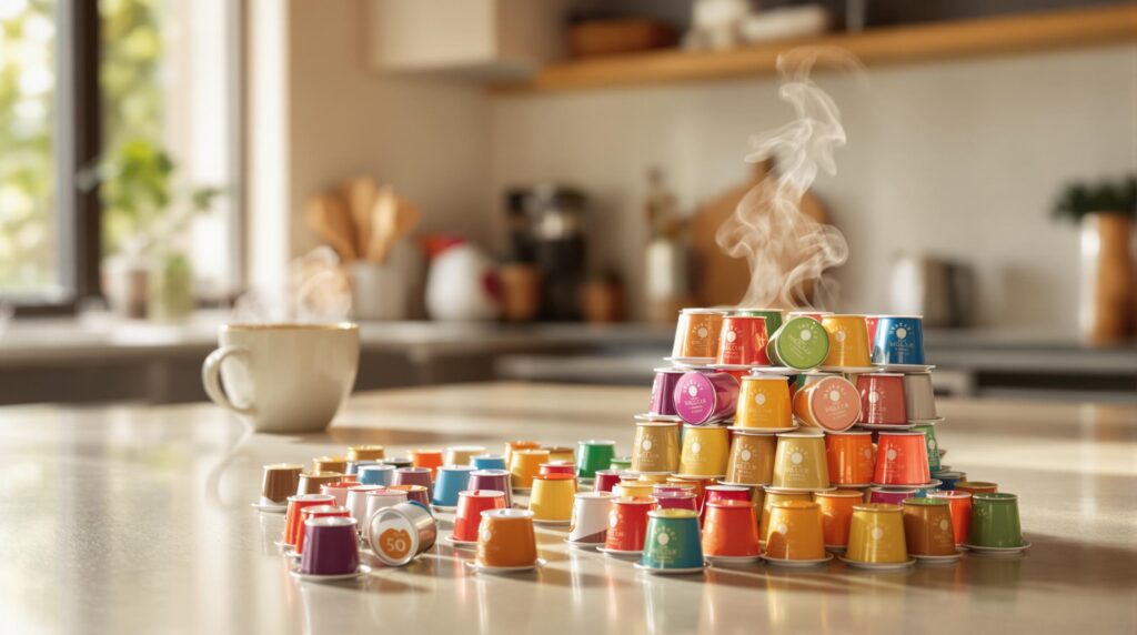 Machine Dolce Gusto en action