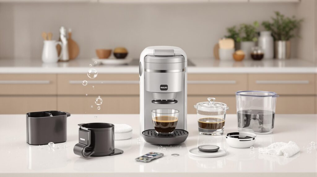 Nettoyage machine LatteGo