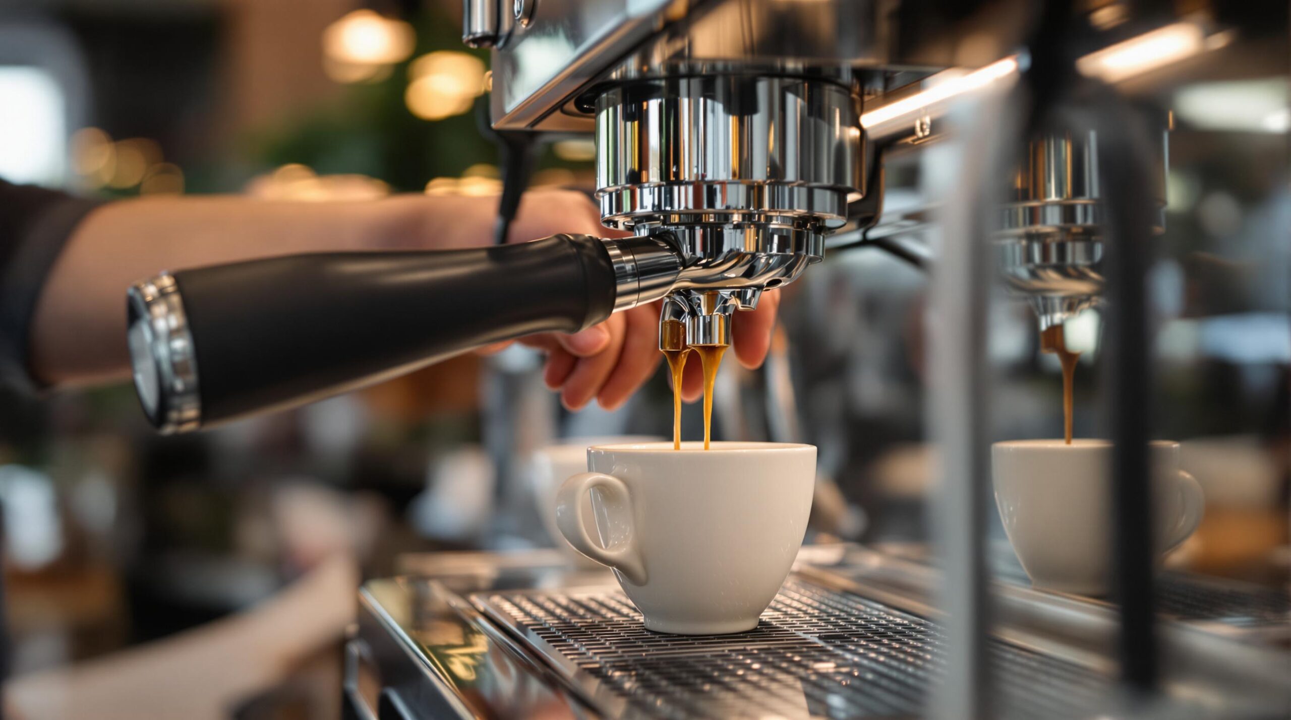 Service de café avec une machine pro