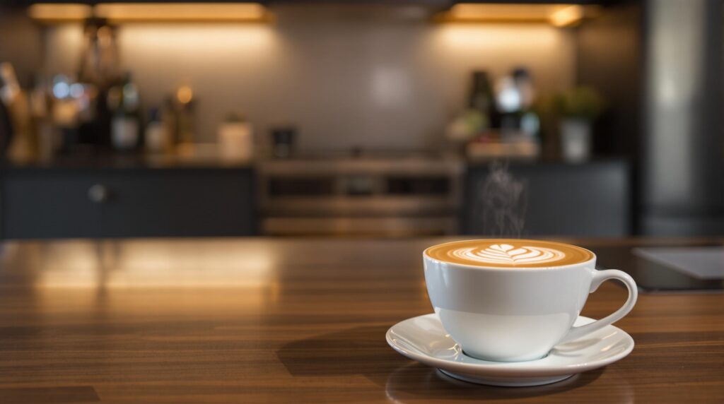 Café préparé avec DeLonghi Specialista