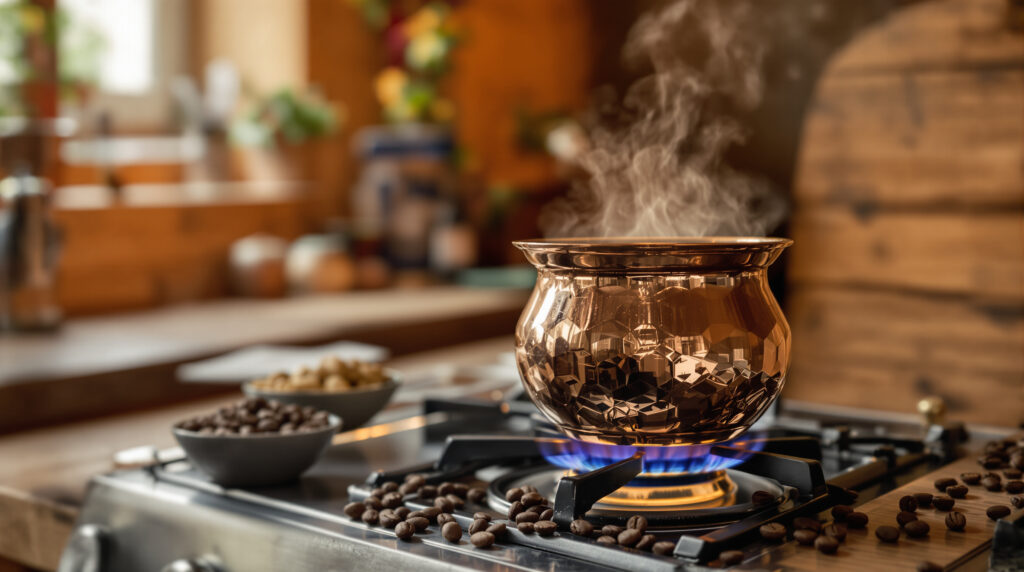 Cezve en cuivre pour café turc